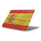 Spain Flag Dark Wood Apple MacBook Pro 16-inch Skin
